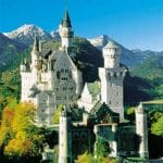 El castillo Neuschwanstein en Alemania El castillo Neuschwanstein en Alemania