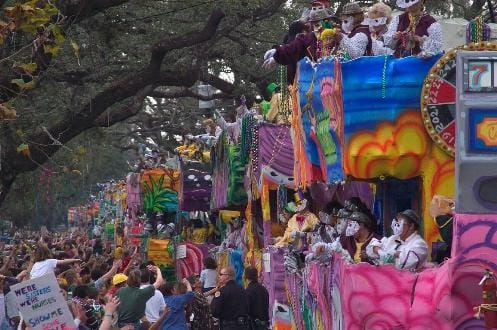 Mardi Gras Carnaval en Nueva Orleans
