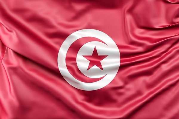 Sobre Túnez - bandera