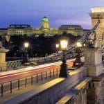 El emblemático Puente de las Cadenas, en Budapest