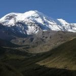 Rumbo al volcán Chimborazo, en Ecuador