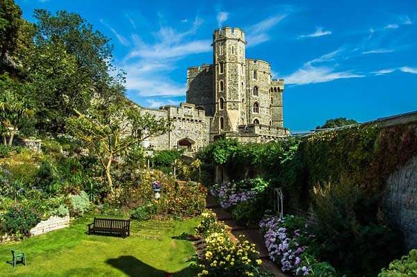 Castillo de Windsor en Inglaterra
