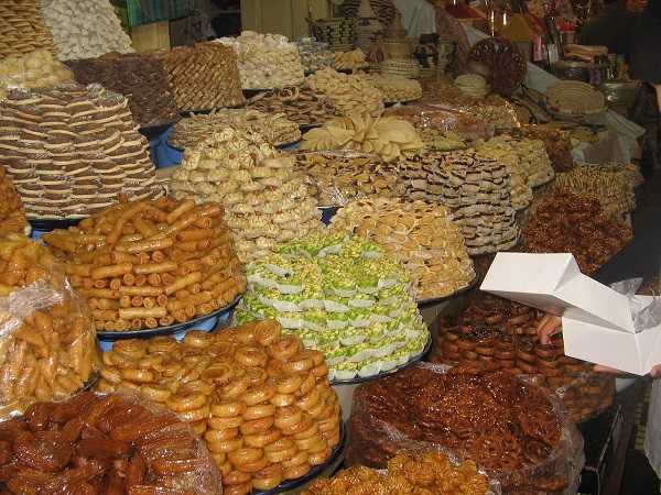 Gastronomía en Meknes - dulces típicos