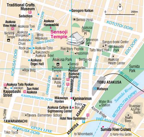 Mapa de Tokio