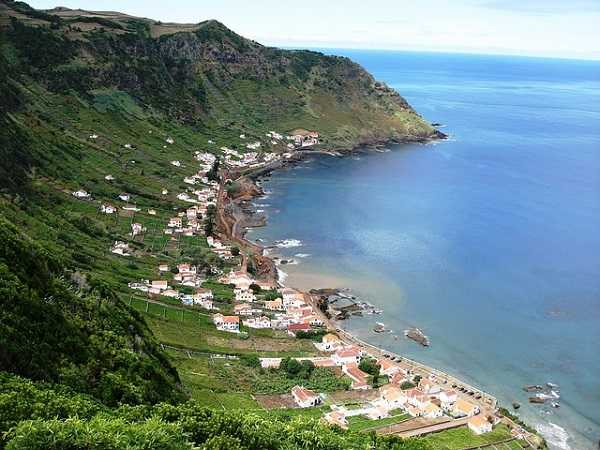 Paisaje en islas Azores