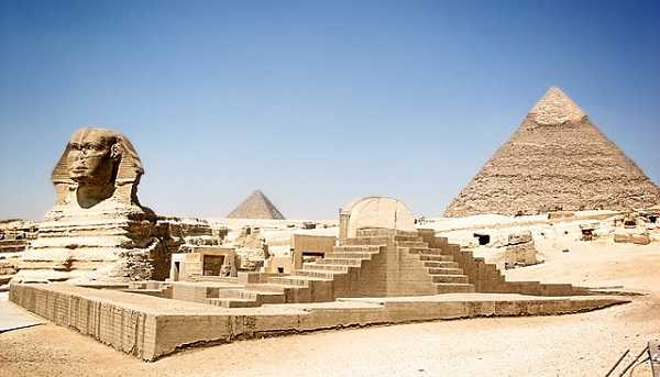 Esfinge y pirámides de Gizeh