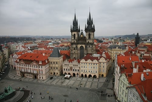 Las 27 cruces de la Ciudad Vieja de Praga