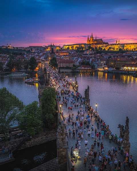 Puente de Carlos en Praga