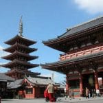 El Templo de Sensoji en Tokio