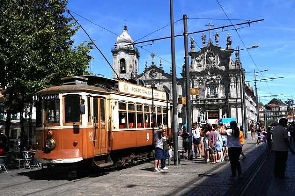 Transportes en Oporto - tranvía