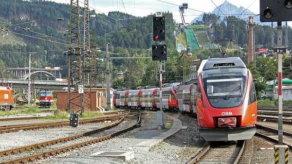 Tren a Innsbruck