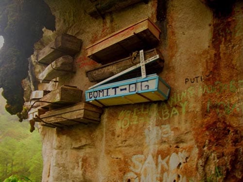 Los ataúdes colgantes de Sagada, en Filipinas Los ataúdes colgantes de Sagada, en Filipinas