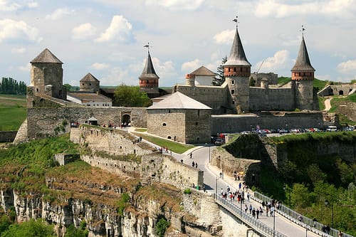 El Castillo de Kamianets-Podilsky, fortaleza medieval en Ucrania