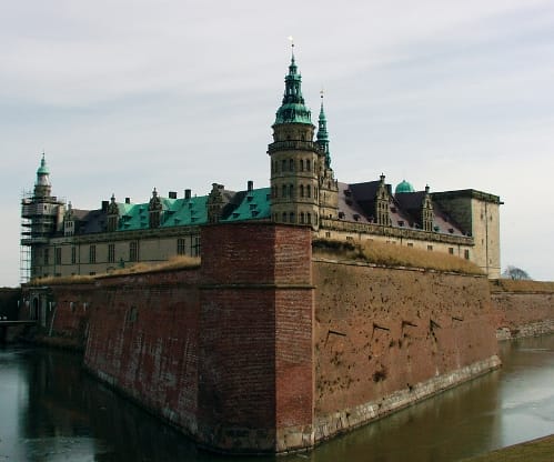 El castillo de Kronborg, en Helsingor