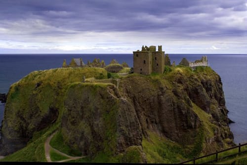 Dunnottar, un castillo sobre la costa escocesa