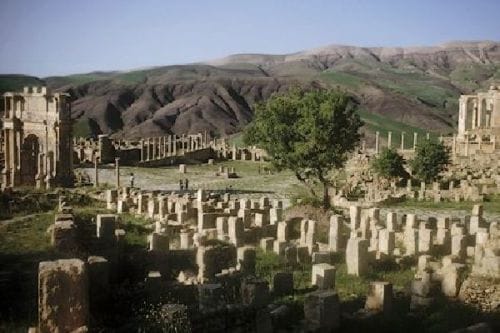 Djémila, antigua ciudad romana de Argelia