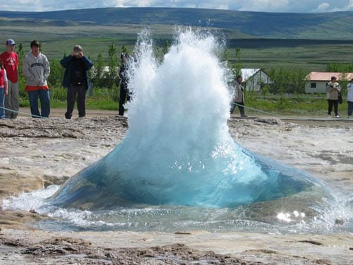geyser en Islandia