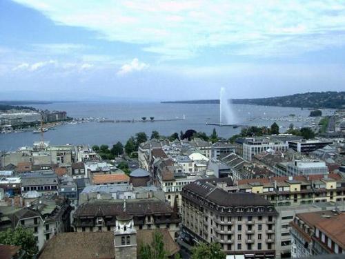 Ginebra y el Lago Leman.