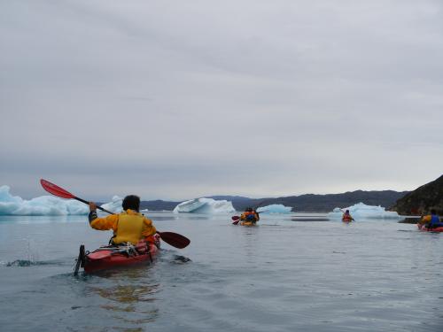 Groenlandia en kayak