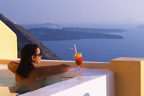 El mejor alojamiento de las islas griegas: hotel Santorini Princess