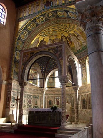 Mosaicos de la Basilica Eufrasiana en Croacia