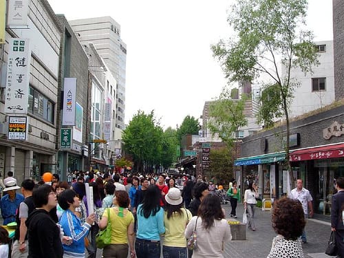 Insadong, un paseo cultural por Seúl Insadong, un paseo cultural por Seúl