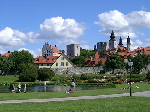 Visby, la ciudad medieval de Suecia Visby, la ciudad medieval de Suecia