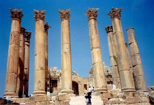 Jerash, antigua ciudad en Jordania