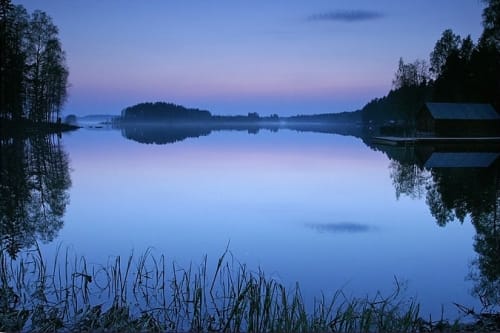 Lago en Finlandia