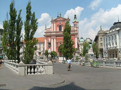 Plaza del Congreso en Ljubliana