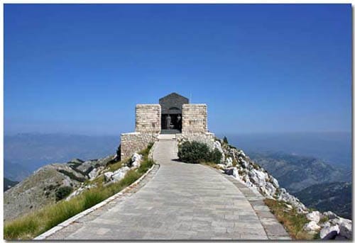 El Mausoleo de Lovcen, en Montenegro