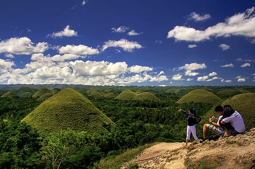 Las colinas de Chocolate, en Filipinas
