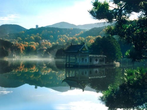 El Parque Nacional Monte Lushan, en China