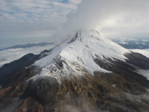El Nevado del Huila, en Colombia