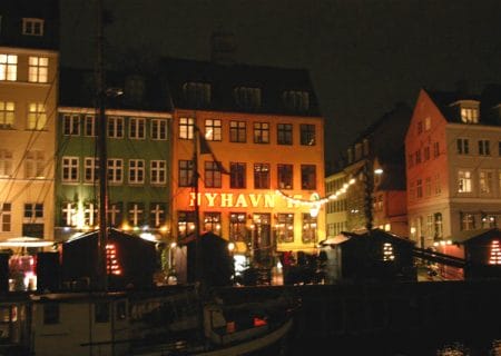 Navidad en el barrio de Nyhavn