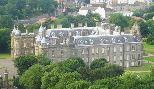 El Palacio Holyroodhouse, en Edimburgo