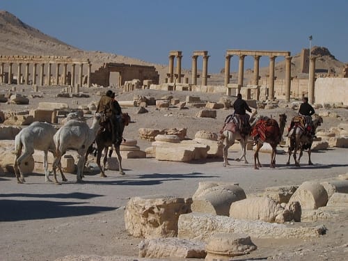 Las ruinas de Palmyra, uniendo oriente y occidente