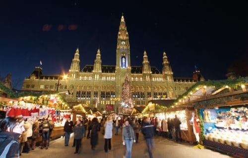 Mercadillo navideño en Viena