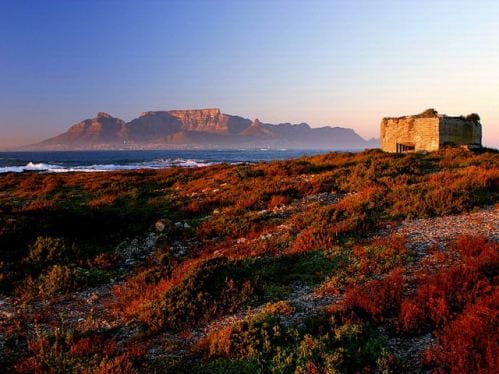 La isla de Robben, en Sudáfrica La isla de Robben, en Sudáfrica