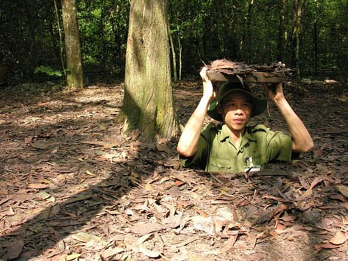 Los túneles de Cu Chi, en Vietnam Los túneles de Cu Chi, en Vietnam