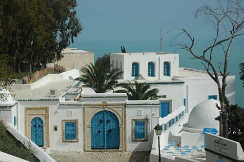 Sidi Bou Said, un pueblo blanco y azul en Túnez