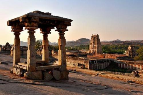Las ruinas de Hampi, en la India
