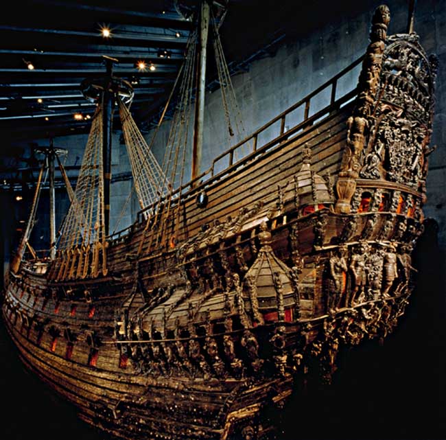 El Museo Vasa y su galeon rescatado de las aguas