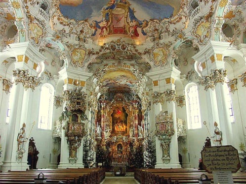 La Iglesia de Wies, en Alemania